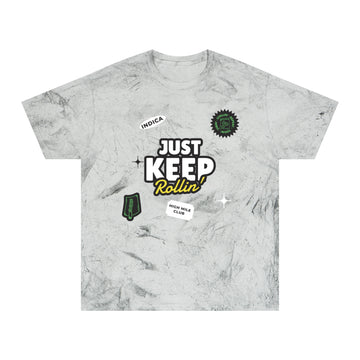Be Herren - Just Keep Rollin Unisex Color Blast T-Shirt