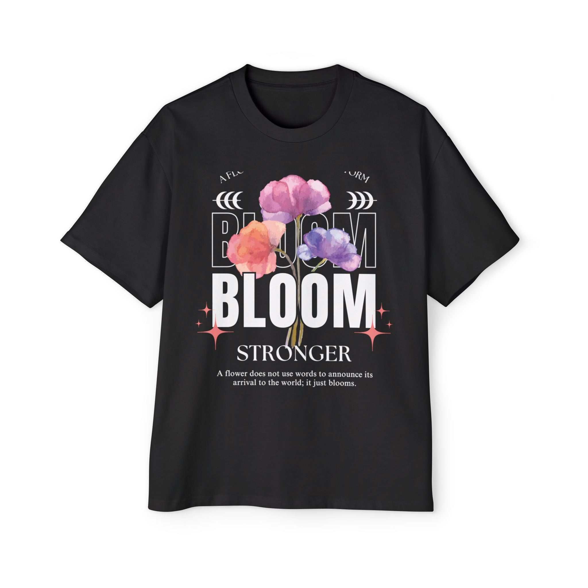 Be Herren - Growing in Full Bloom Oversized Tee
