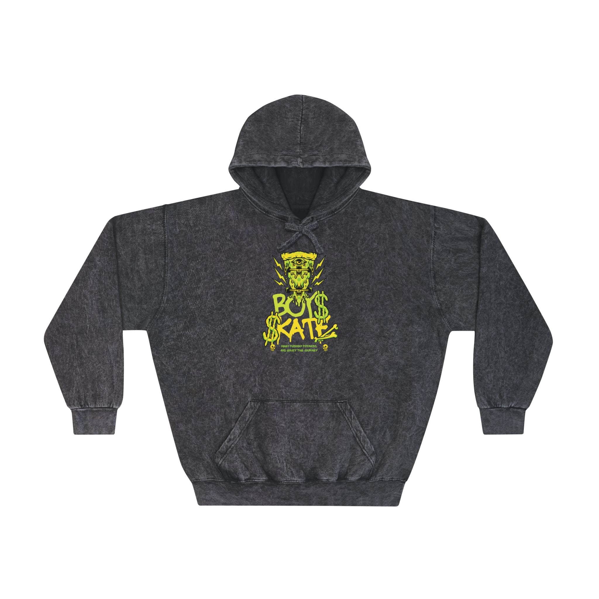 Be Herren - Unisex Mineral Wash Hoodie