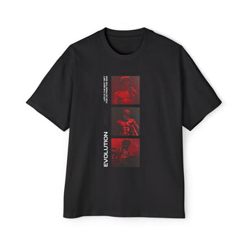 Be Herren - Evolution Is The Key Black Oversized Tee