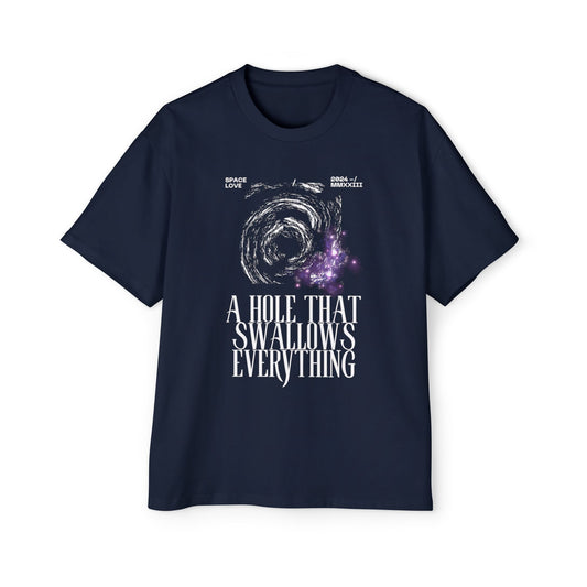Be Herren - Mens Black Hole Event Oversized Tee