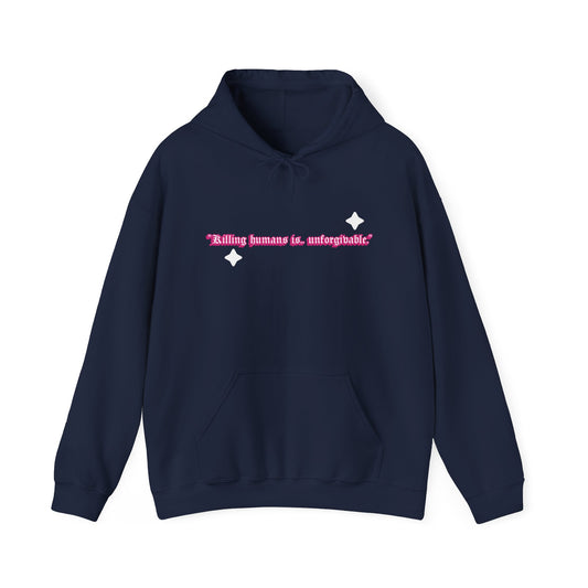 Be Herren - Killing humans is unforgivable Unisex Hooded Sweatshirt