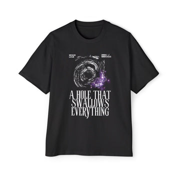 Be Herren - Mens Black Hole Event Oversized Tee